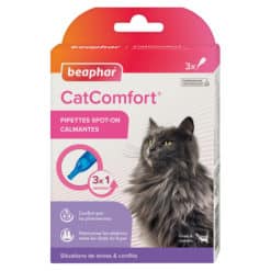 CATCOMFORT®, Pipettes Spot-on calmantes aux phéromones pour chats et chatons