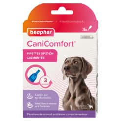 CANICOMFORT®, Pipettes Spot-on calmantes aux phéromones pour chiens et chiots